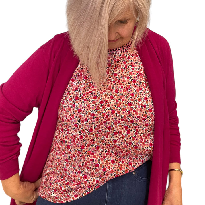 Luckies Repurposed Singlet - Floral for the Win
