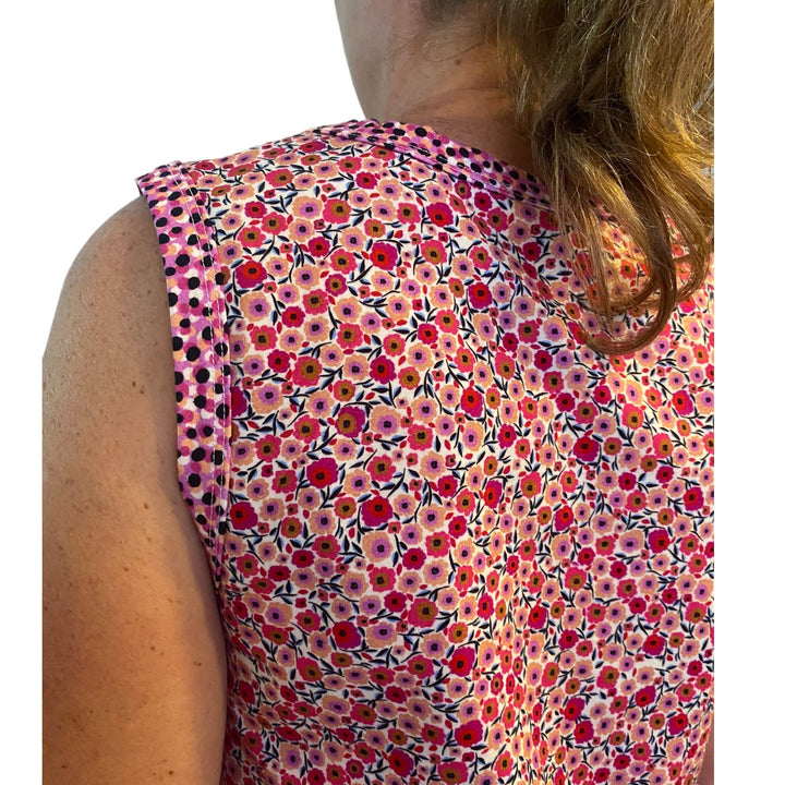 Luckies Repurposed Singlet - Floral for the Win